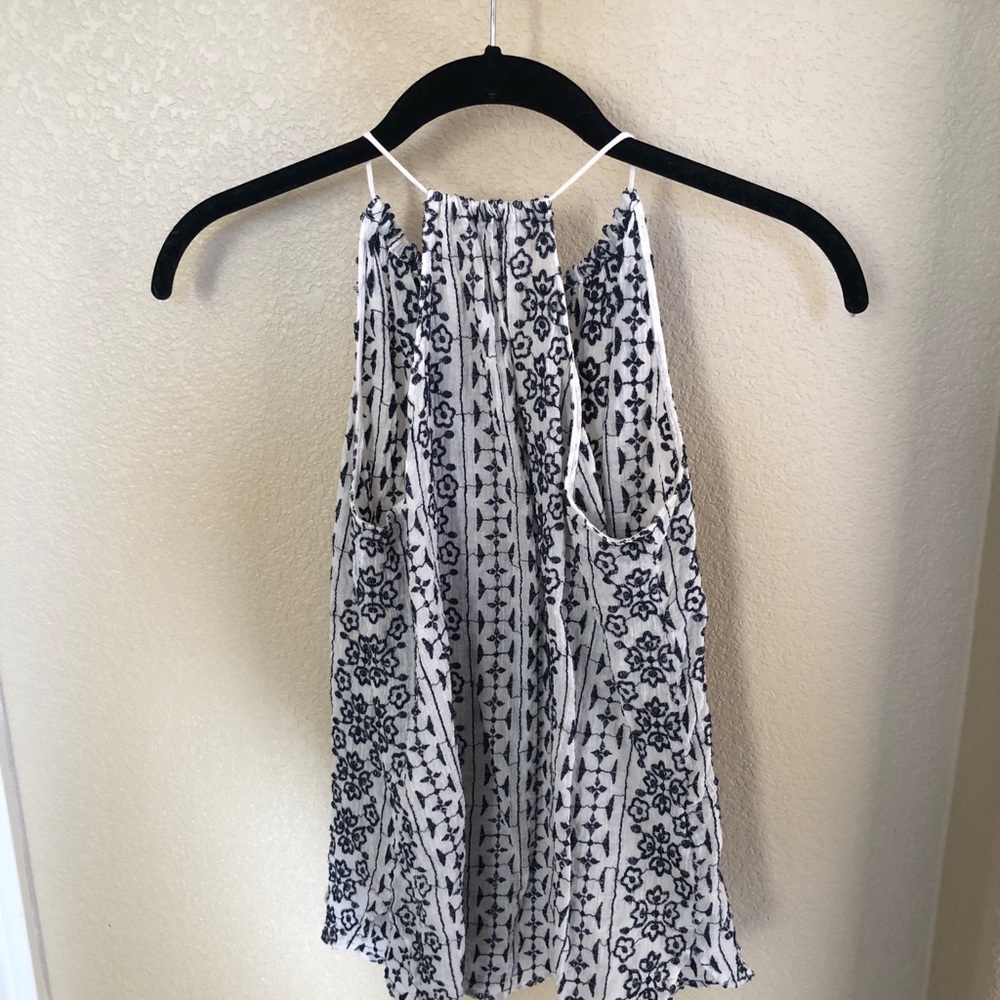 Loft Embroidered Racerback Tank Top - Picture 3 of 3